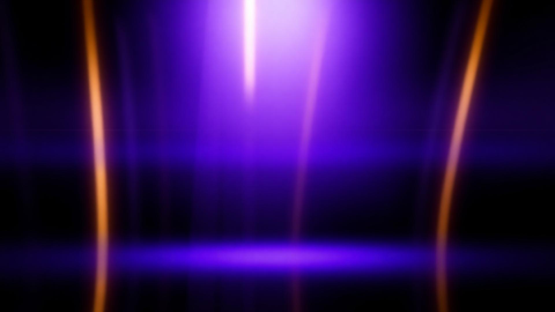Cinematic purple and gold studio lighting